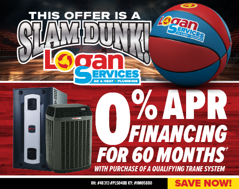 HVAC financing deal, 0% APR for 60 months