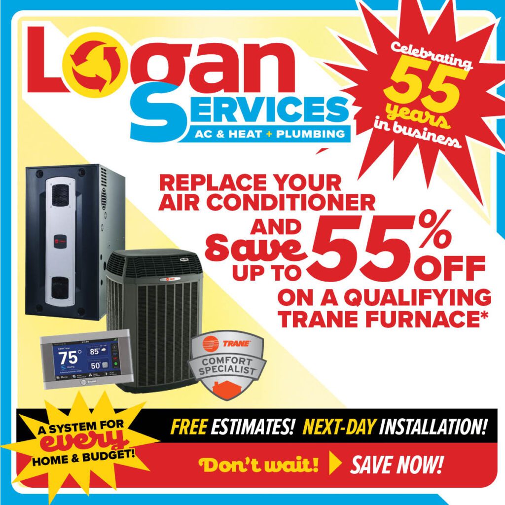 Logan Services' 55th Anniversary, 55% Off Promo