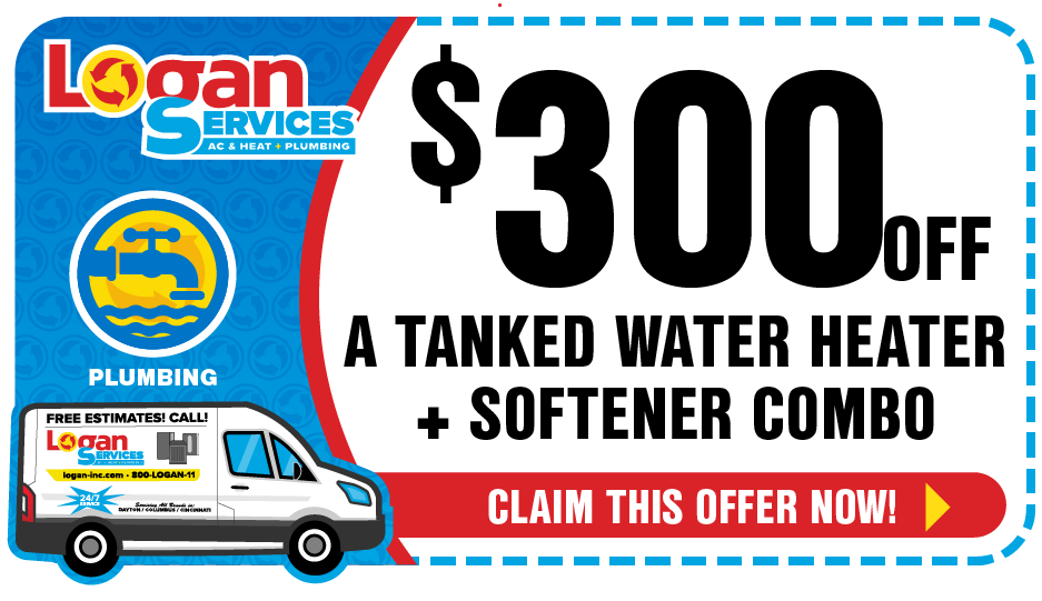 $300 Off coupon tank water heater and water softener combo