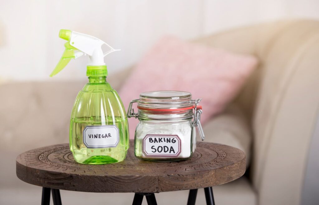 vinegar and baking soda natural drain cleaner